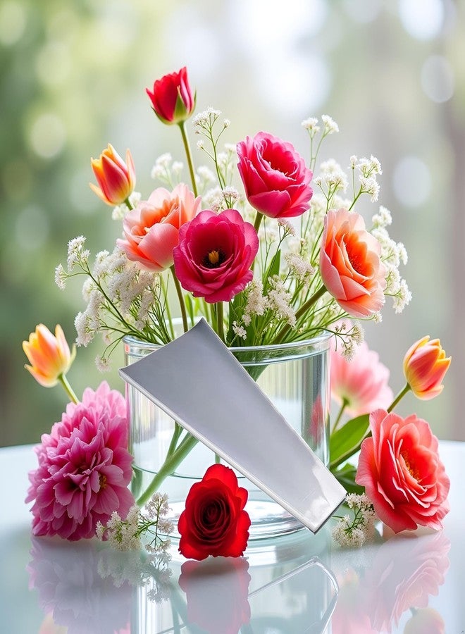 Tustao 100 Pcs Transparent Flower Packaging Bags,Clear Plastic Flower Bouquet Bag Sleeve Cellophane Bags Rose Packaging Gift Wrap Cellophane for Valentine's Day, Gift Wrap Cellophane Bags - Image 4